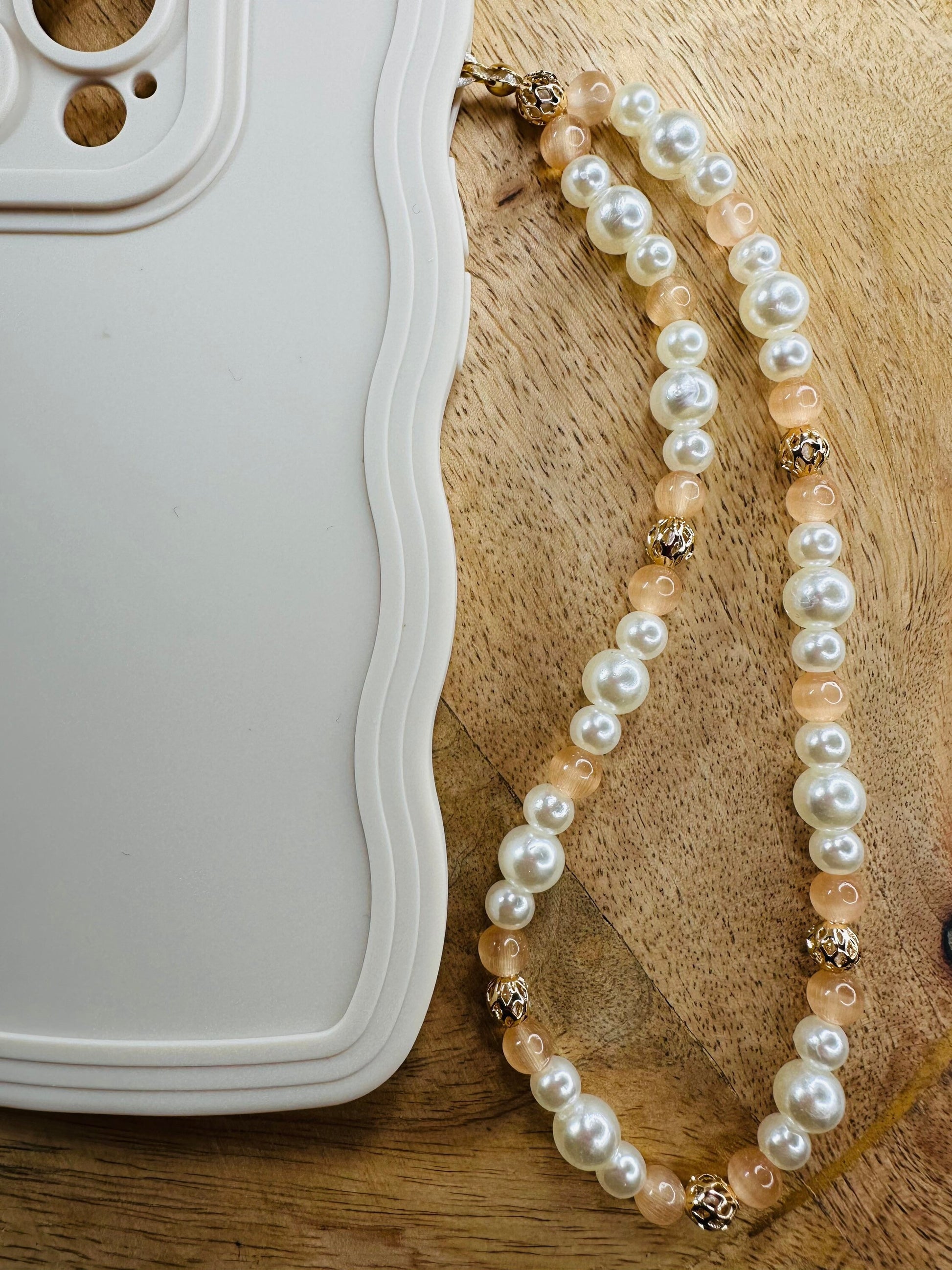 Coque et bijou de telephone - coque bord ondulé - seule ou en duo - phone case - coque iPhone