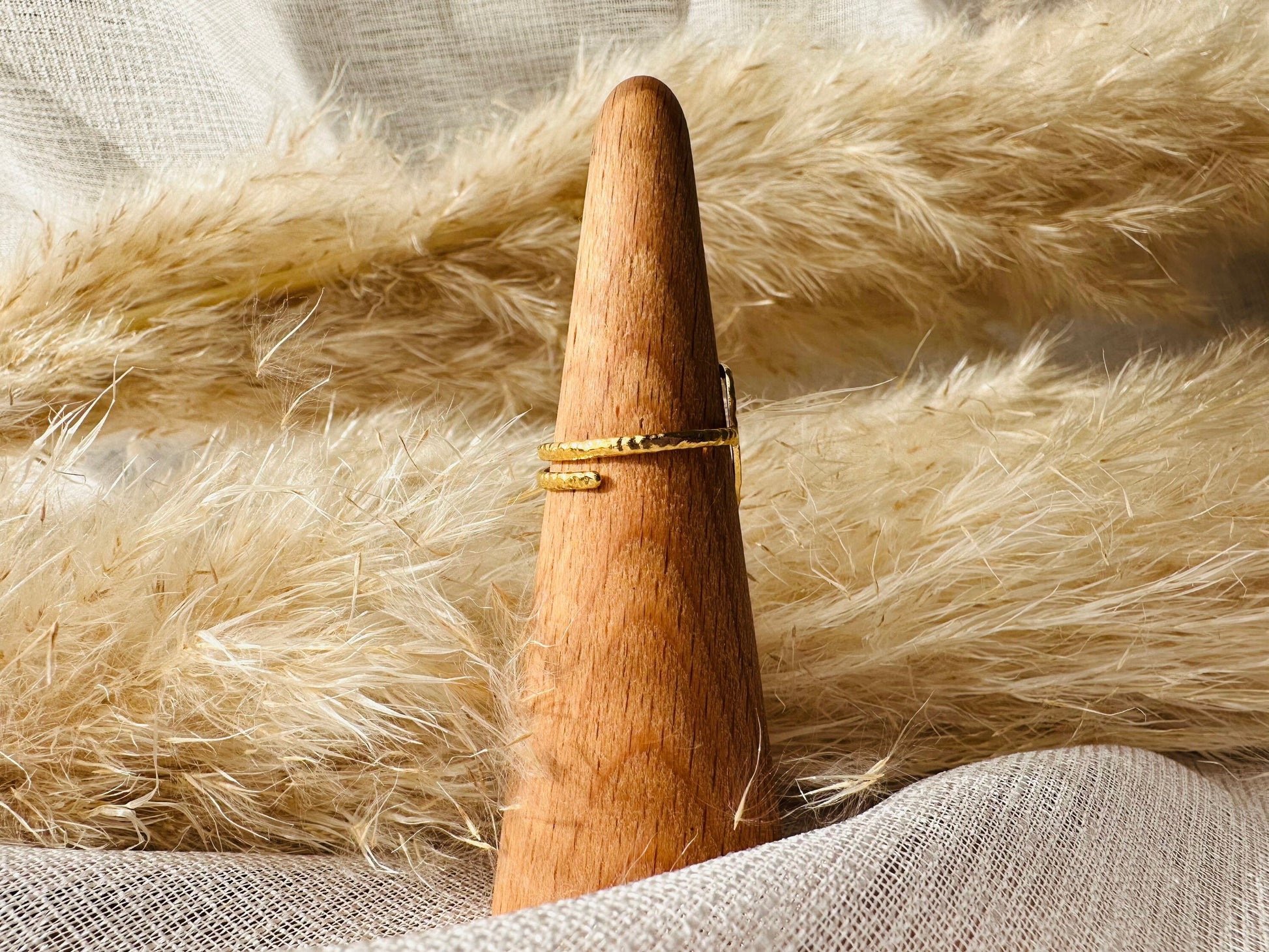 Bague coeur - dorée