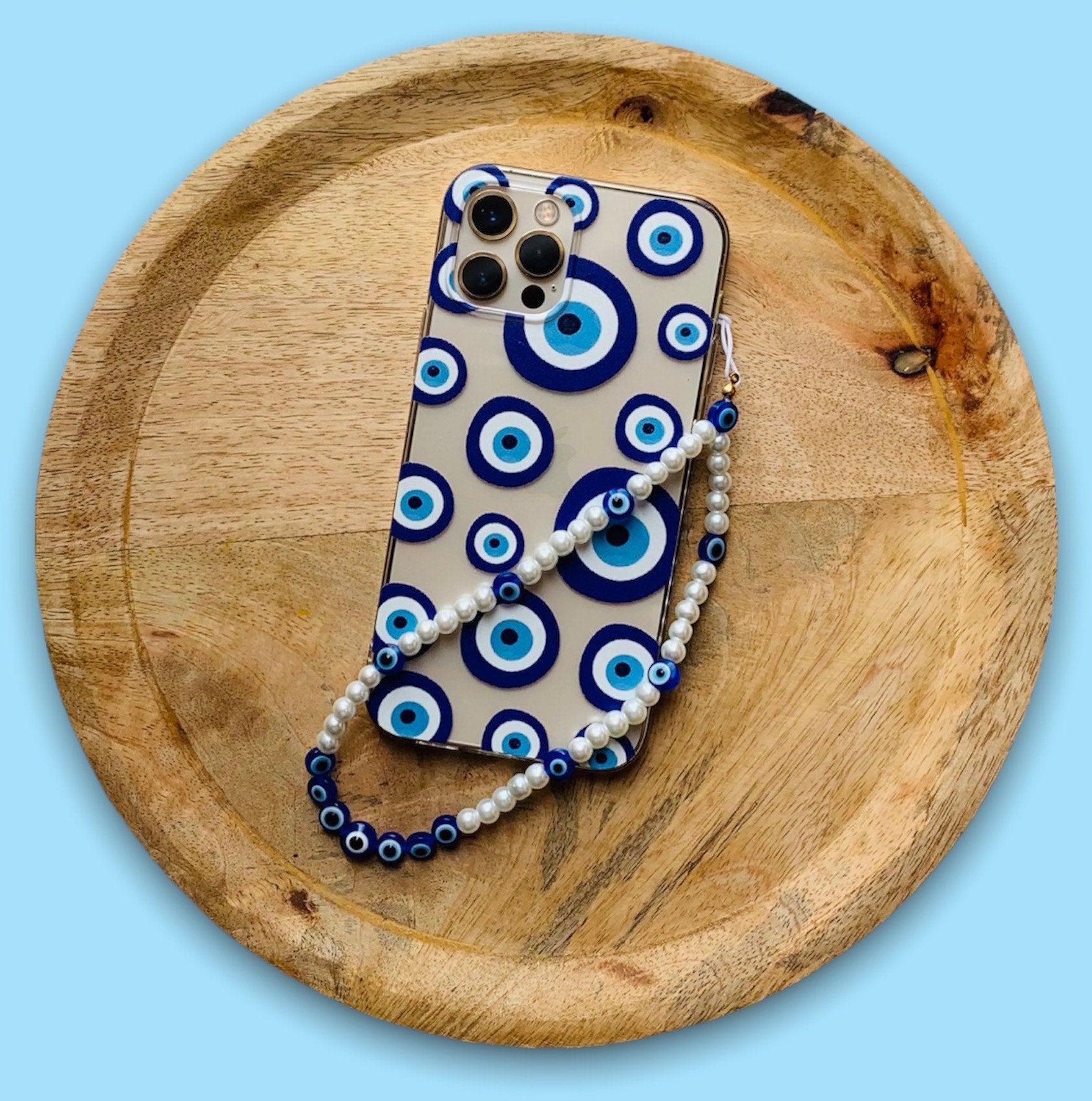 Coque de téléphone - coque iPhone - coque et son bijou de téléphone - seule ou en duo - nazar